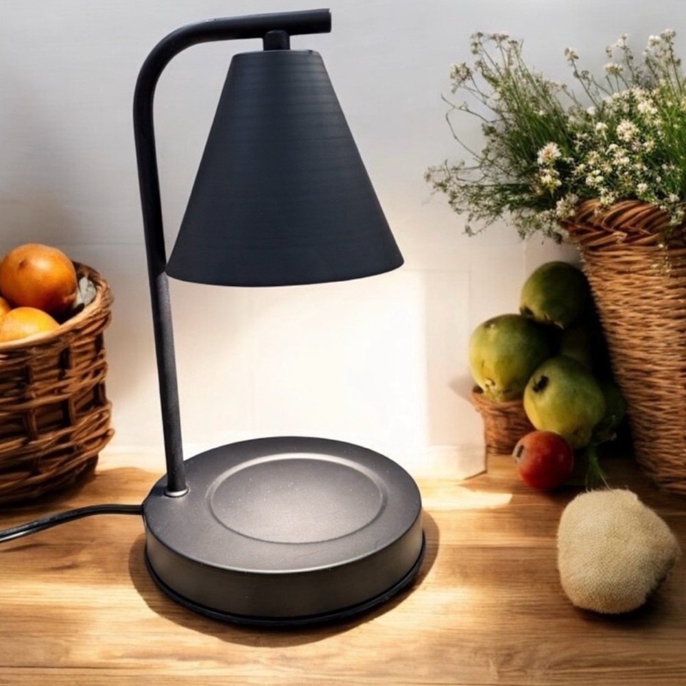 Nice Black Metal Candle Warmer With Dimmer - Perfect Condition.